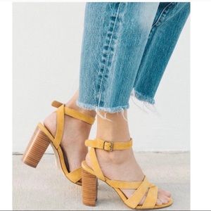 Soludos Emile Heel in Marigold Size US 11